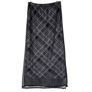 BLACK PAID WOMEN'S SKIRT SIZE LARGE - POLYESTER BLEND FOR STRETCH FIT